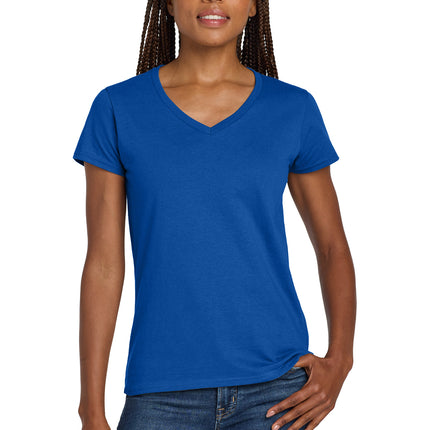 Gildan Women’s Heavy Cotton V‑Neck T‑Shirt – 5V00L