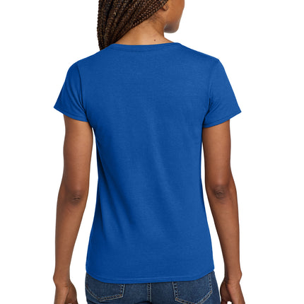 Gildan Women’s Heavy Cotton V‑Neck T‑Shirt – 5V00L