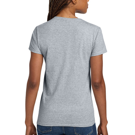 Gildan Women’s Heavy Cotton V‑Neck T‑Shirt – 5V00L
