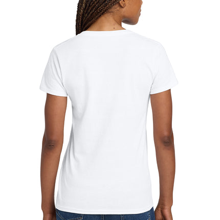 Gildan Women’s Heavy Cotton V‑Neck T‑Shirt – 5V00L