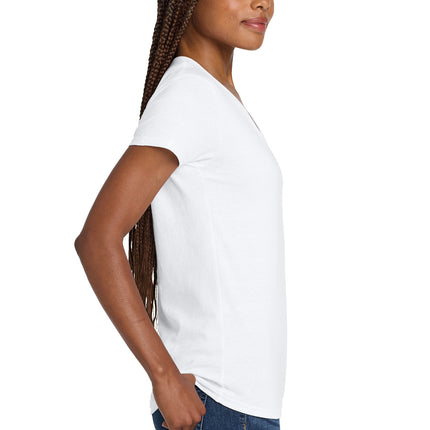 Gildan Women’s Heavy Cotton V‑Neck T‑Shirt – 5V00L