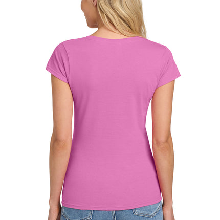 Gildan Softstyle Women’s Fit V‑Neck T‑Shirt – 64V00L