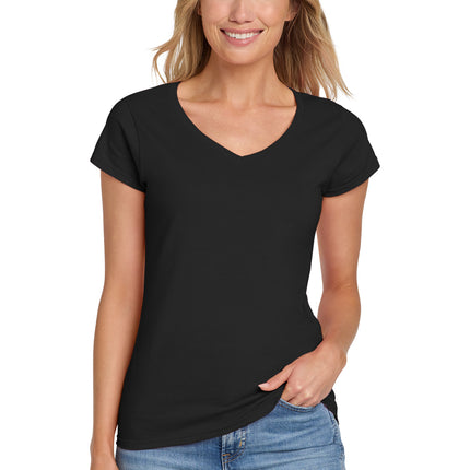 Gildan Softstyle Women’s Fit V‑Neck T‑Shirt – 64V00L