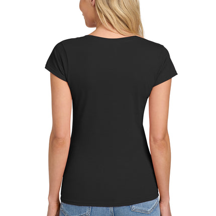 Gildan Softstyle Women’s Fit V‑Neck T‑Shirt – 64V00L