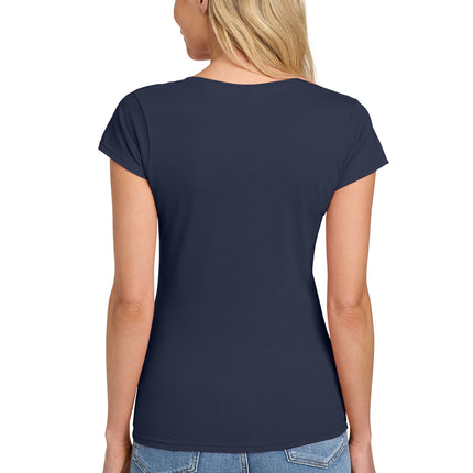 Gildan Softstyle Women’s Fit V‑Neck T‑Shirt – 64V00L
