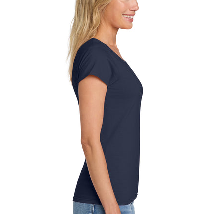Gildan Softstyle Women’s Fit V‑Neck T‑Shirt – 64V00L