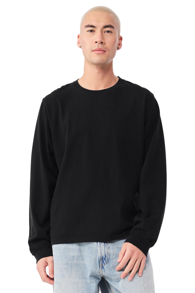 BELLA+CANVAS Unisex Heavyweight Garment‑Dyed Long Sleeve Tee – BC4851GD