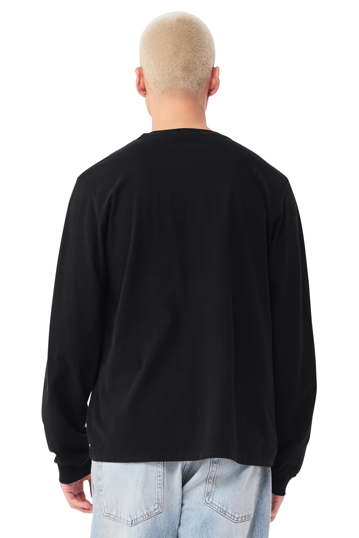 BELLA+CANVAS Unisex Heavyweight Garment‑Dyed Long Sleeve Tee – BC4851GD