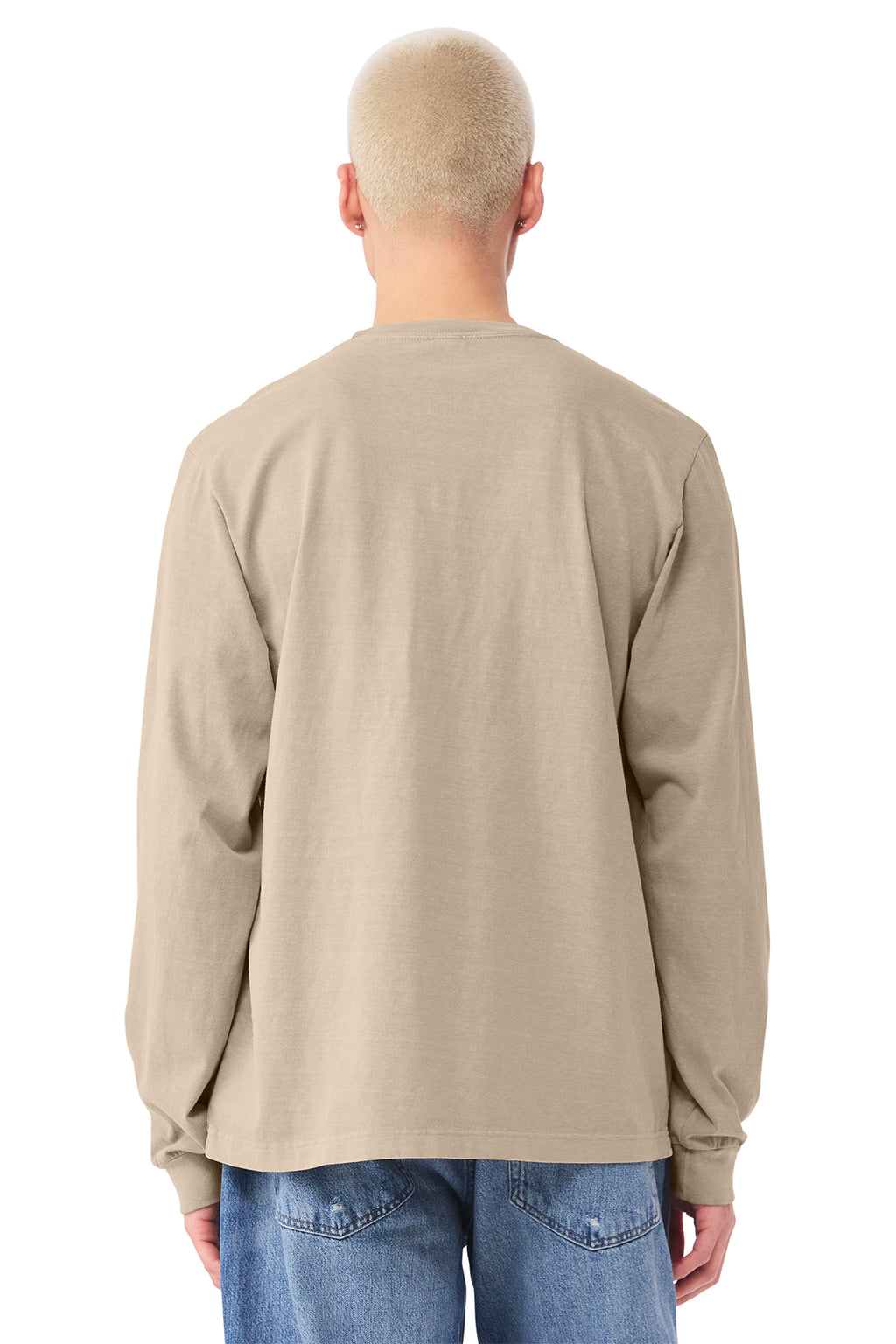 BELLA+CANVAS Unisex Heavyweight Garment‑Dyed Long Sleeve Tee – BC4851GD