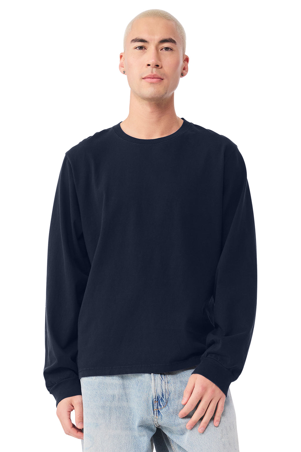 BELLA+CANVAS Unisex Heavyweight Garment‑Dyed Long Sleeve Tee – BC4851GD