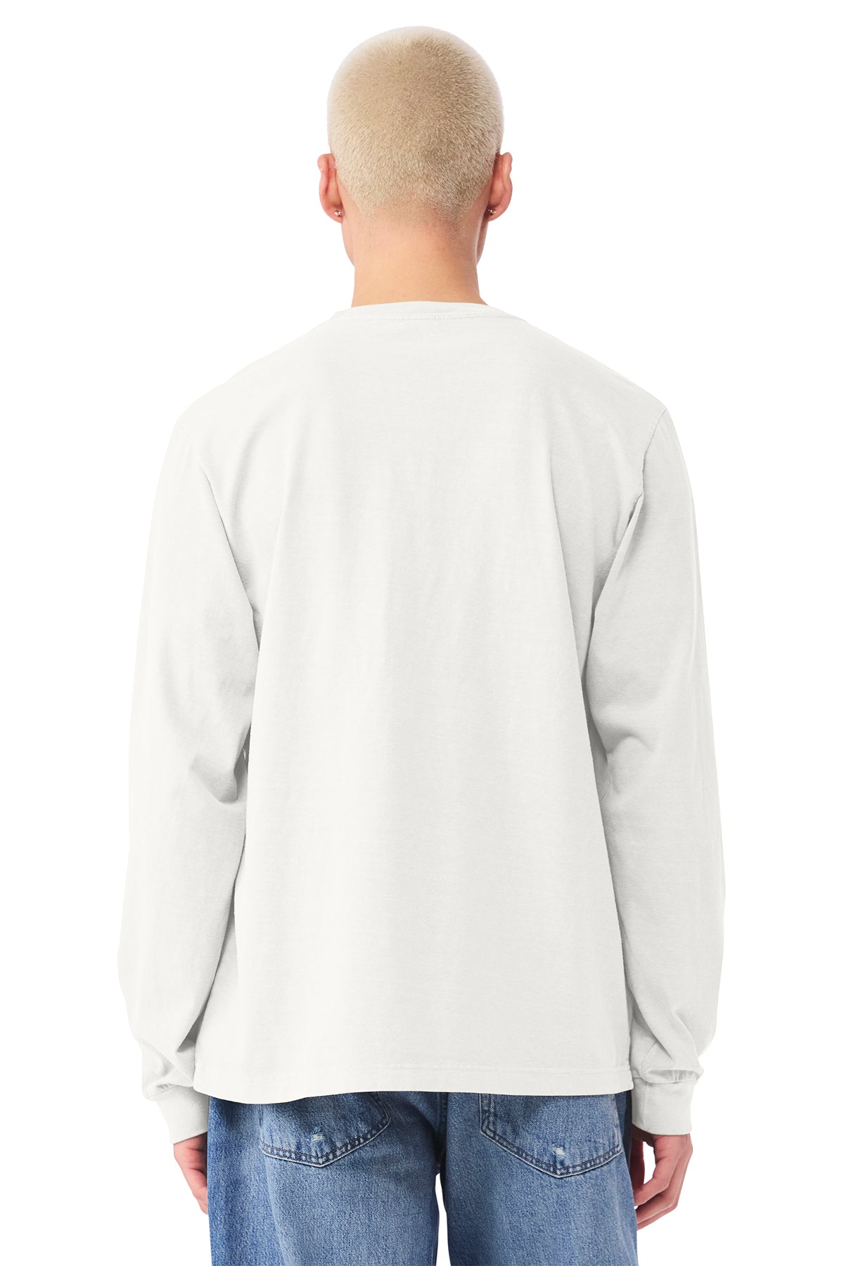 BELLA+CANVAS Unisex Heavyweight Garment‑Dyed Long Sleeve Tee – BC4851GD