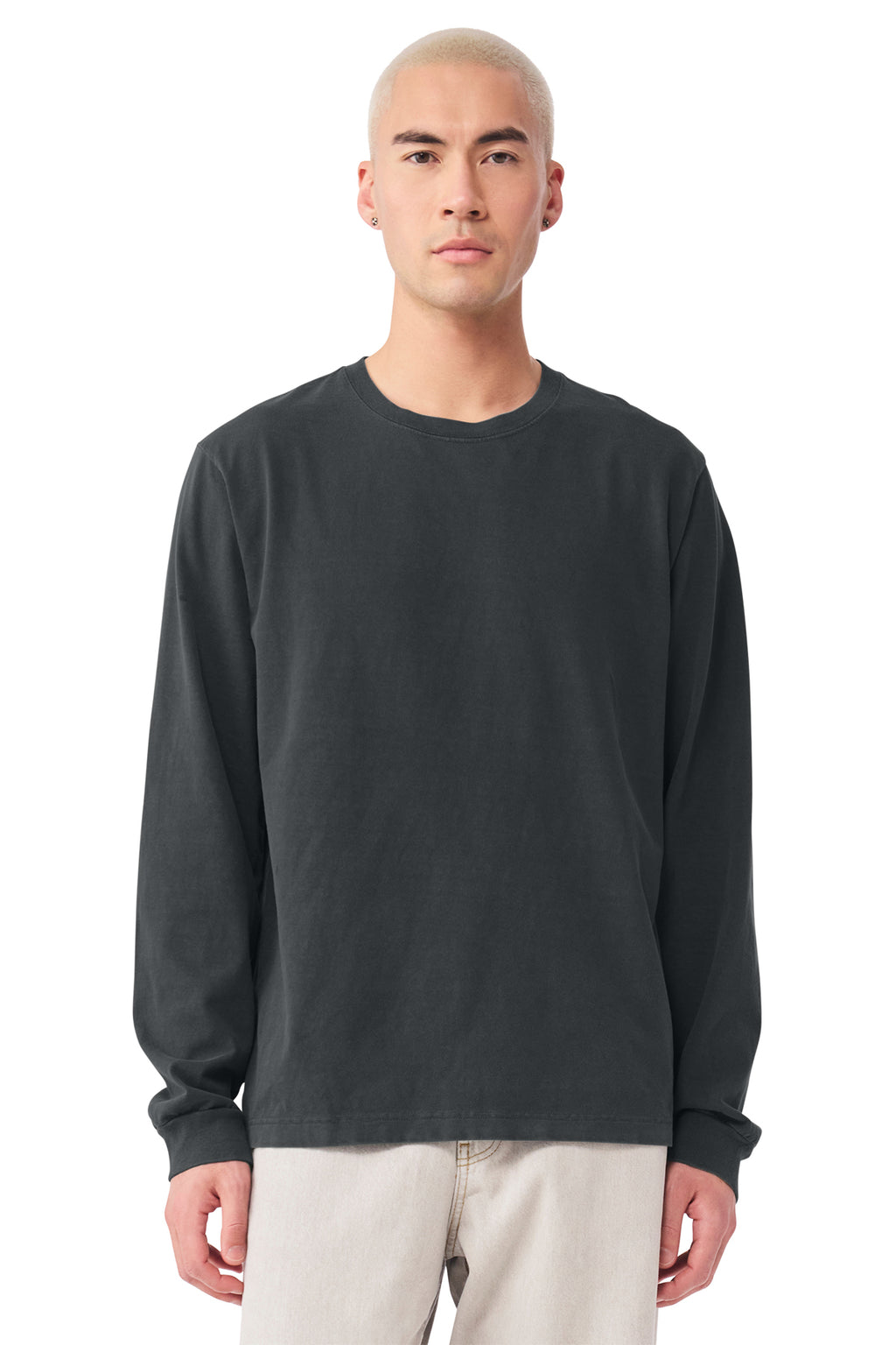 BELLA+CANVAS Unisex Heavyweight Garment‑Dyed Long Sleeve Tee – BC4851GD