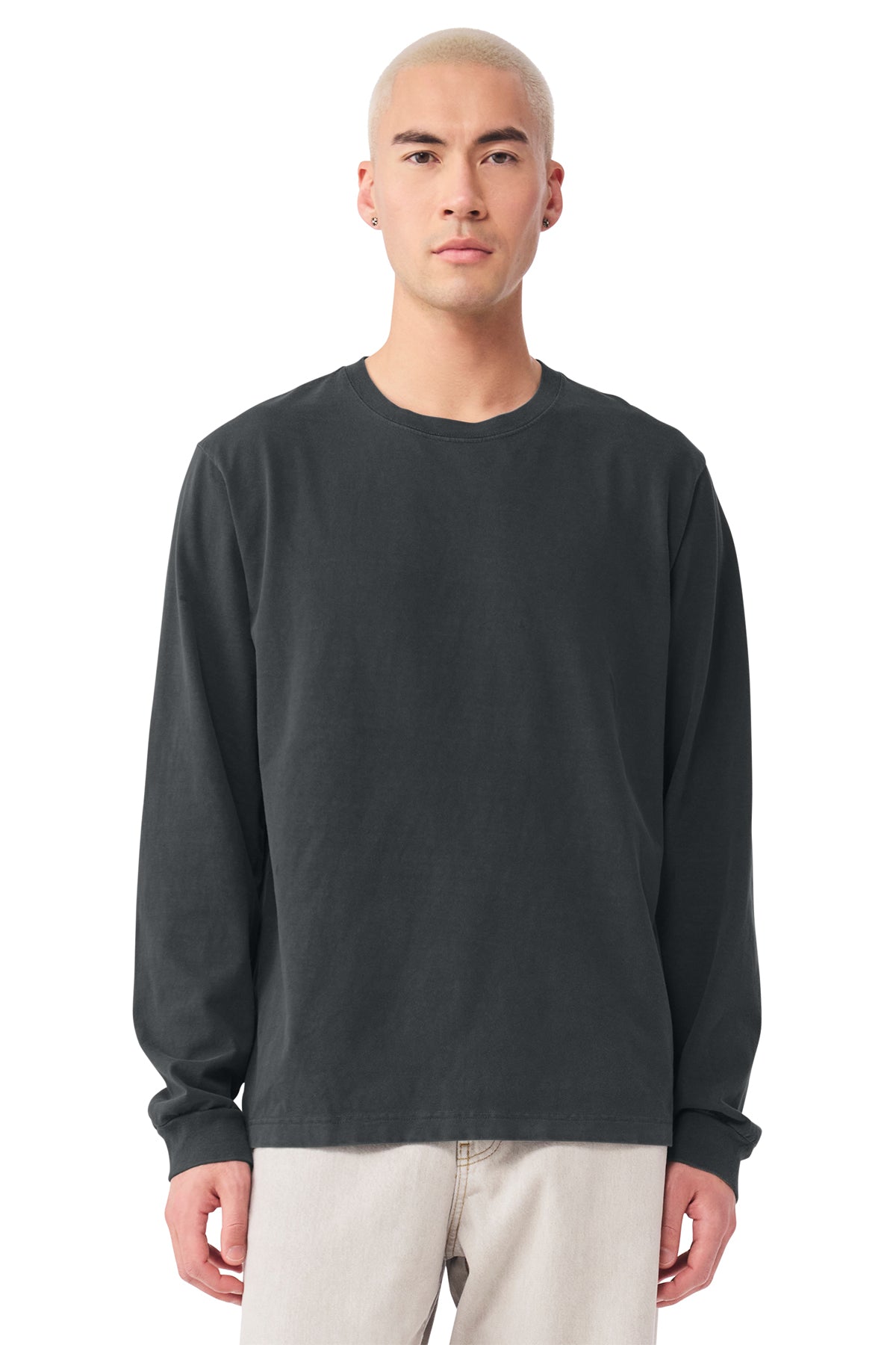 BELLA+CANVAS Unisex Heavyweight Garment‑Dyed Long Sleeve Tee – BC4851GD