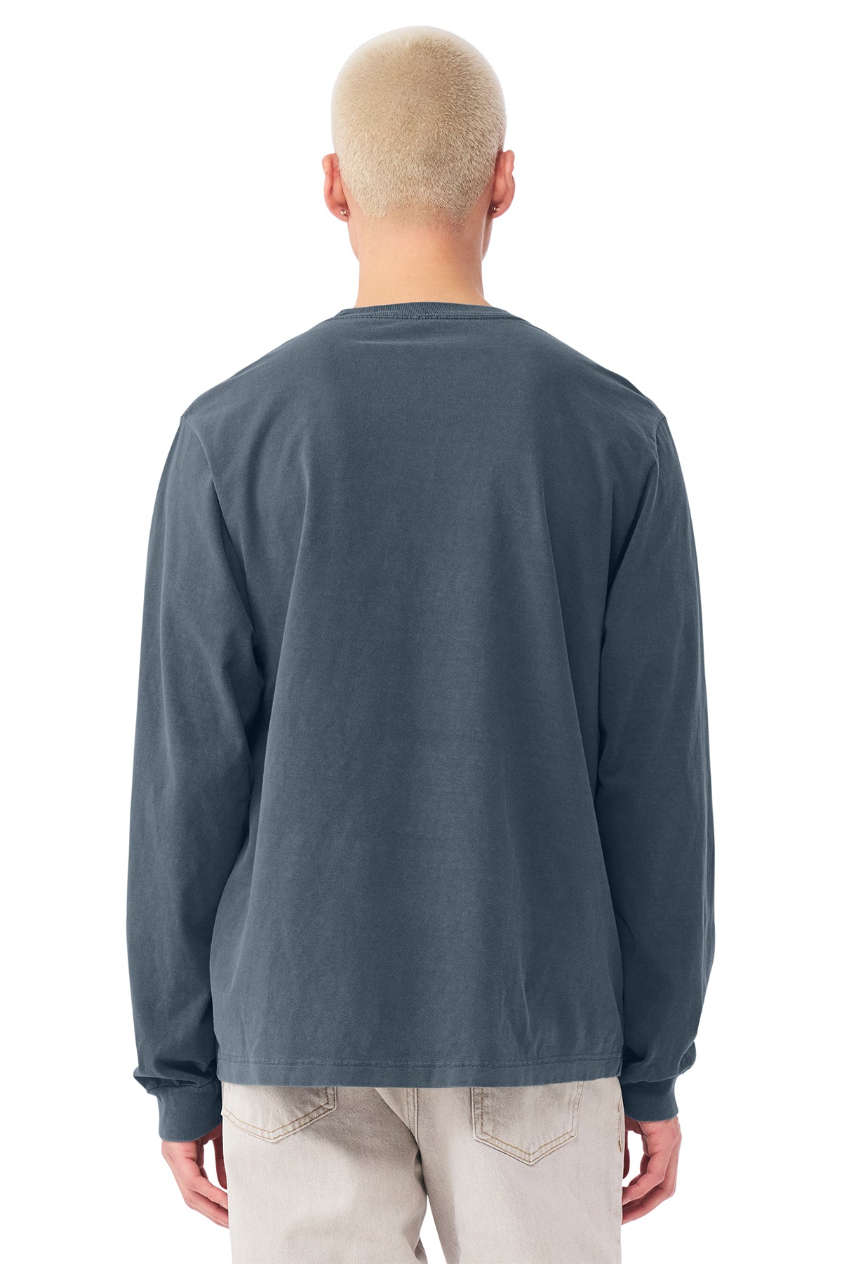 BELLA+CANVAS Unisex Heavyweight Garment‑Dyed Long Sleeve Tee – BC4851GD