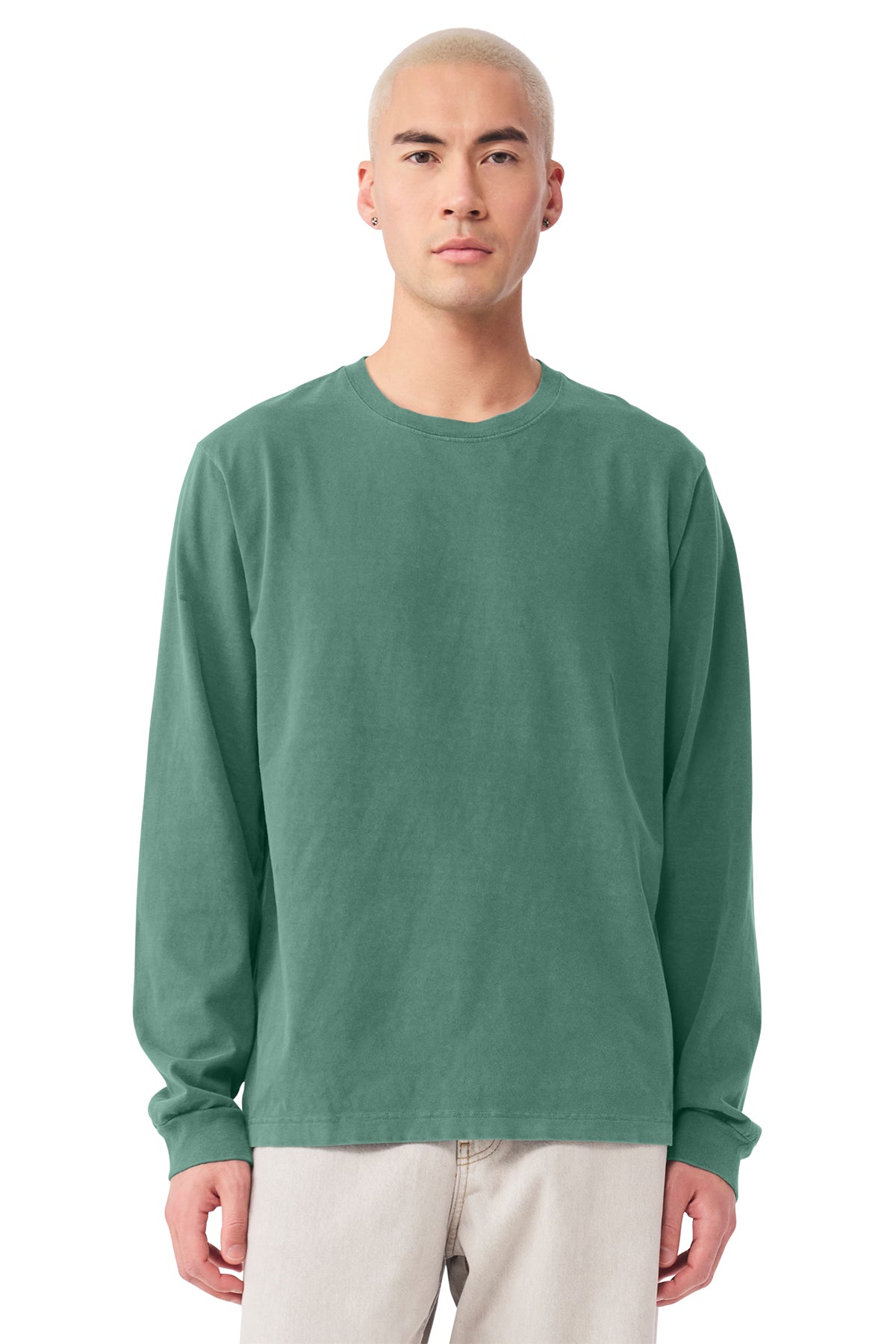 BELLA+CANVAS Unisex Heavyweight Garment‑Dyed Long Sleeve Tee – BC4851GD
