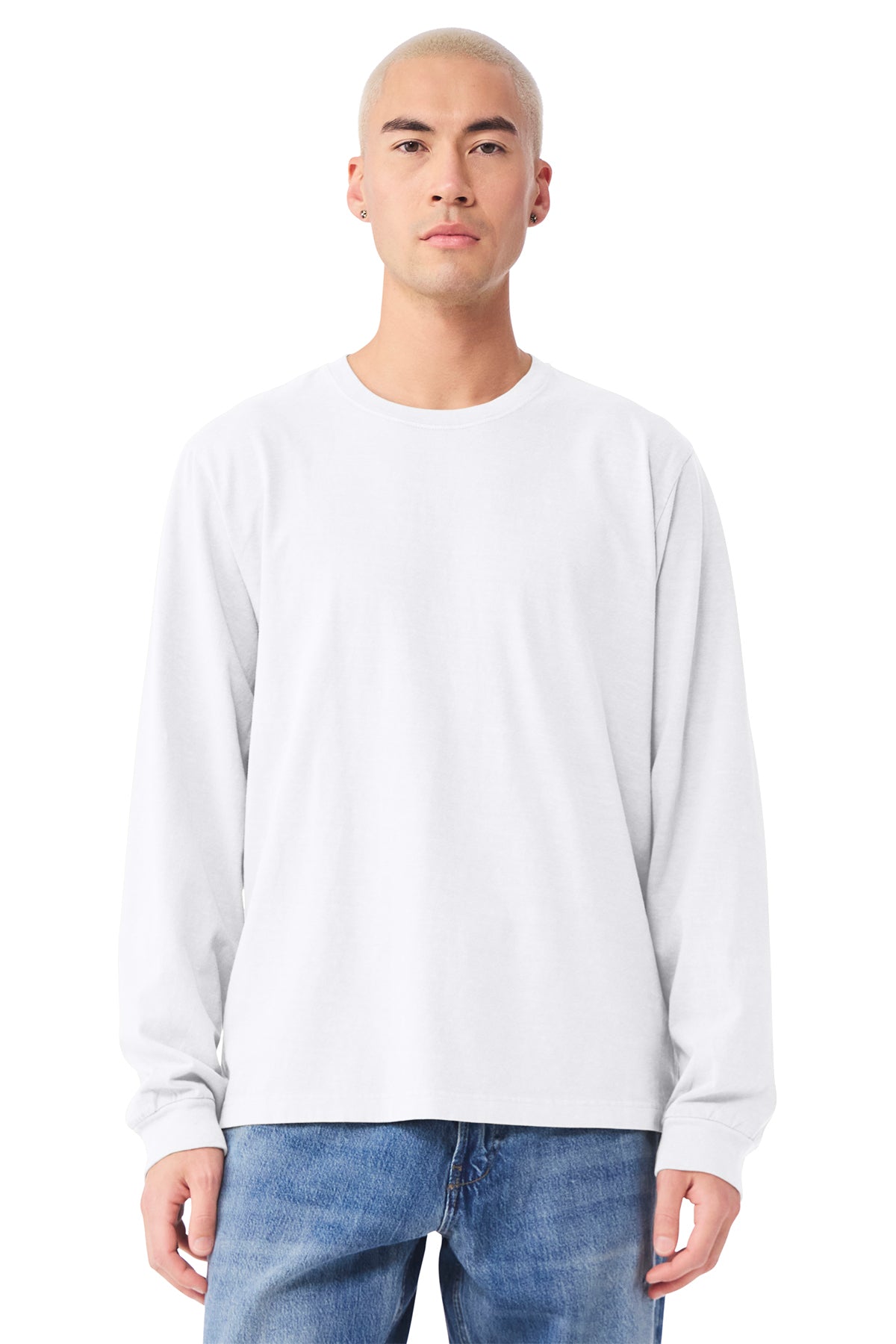 BELLA+CANVAS Unisex Heavyweight Garment‑Dyed Long Sleeve Tee – BC4851GD