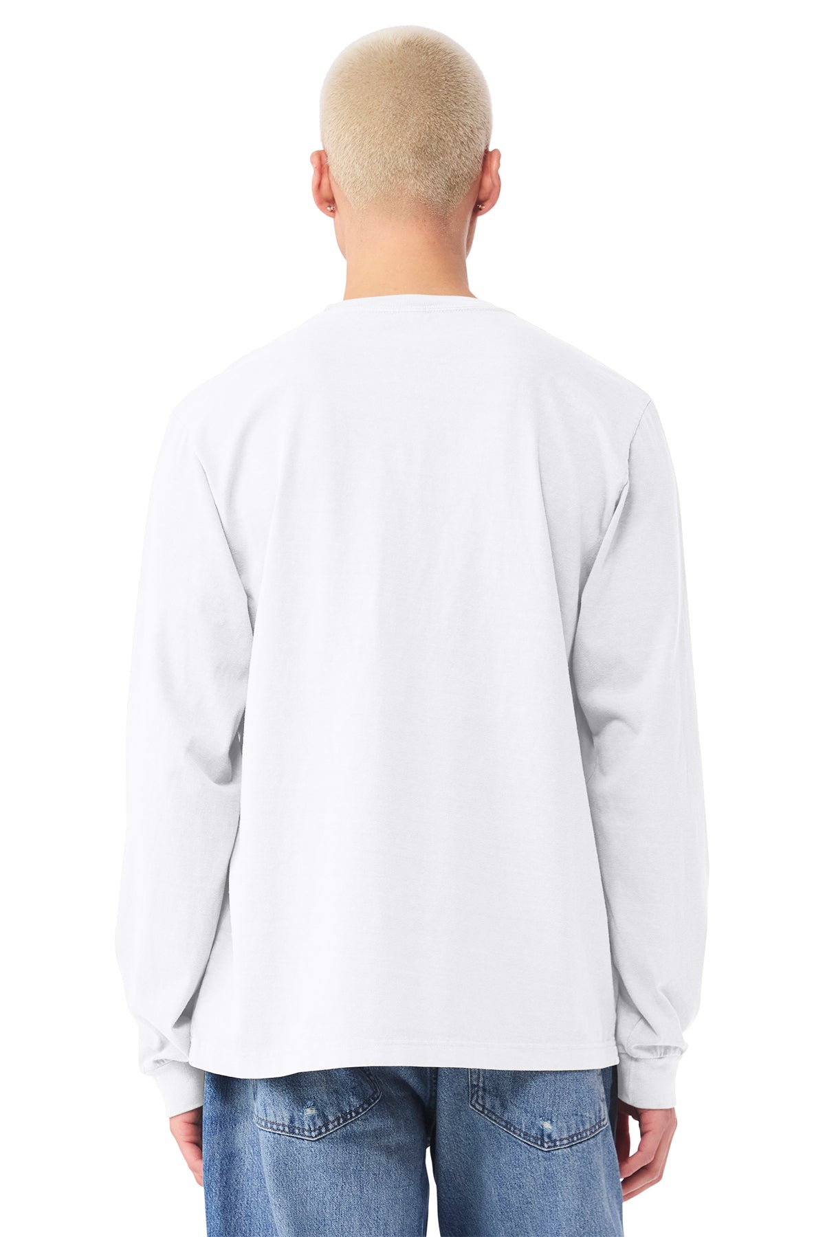 BELLA+CANVAS Unisex Heavyweight Garment‑Dyed Long Sleeve Tee – BC4851GD