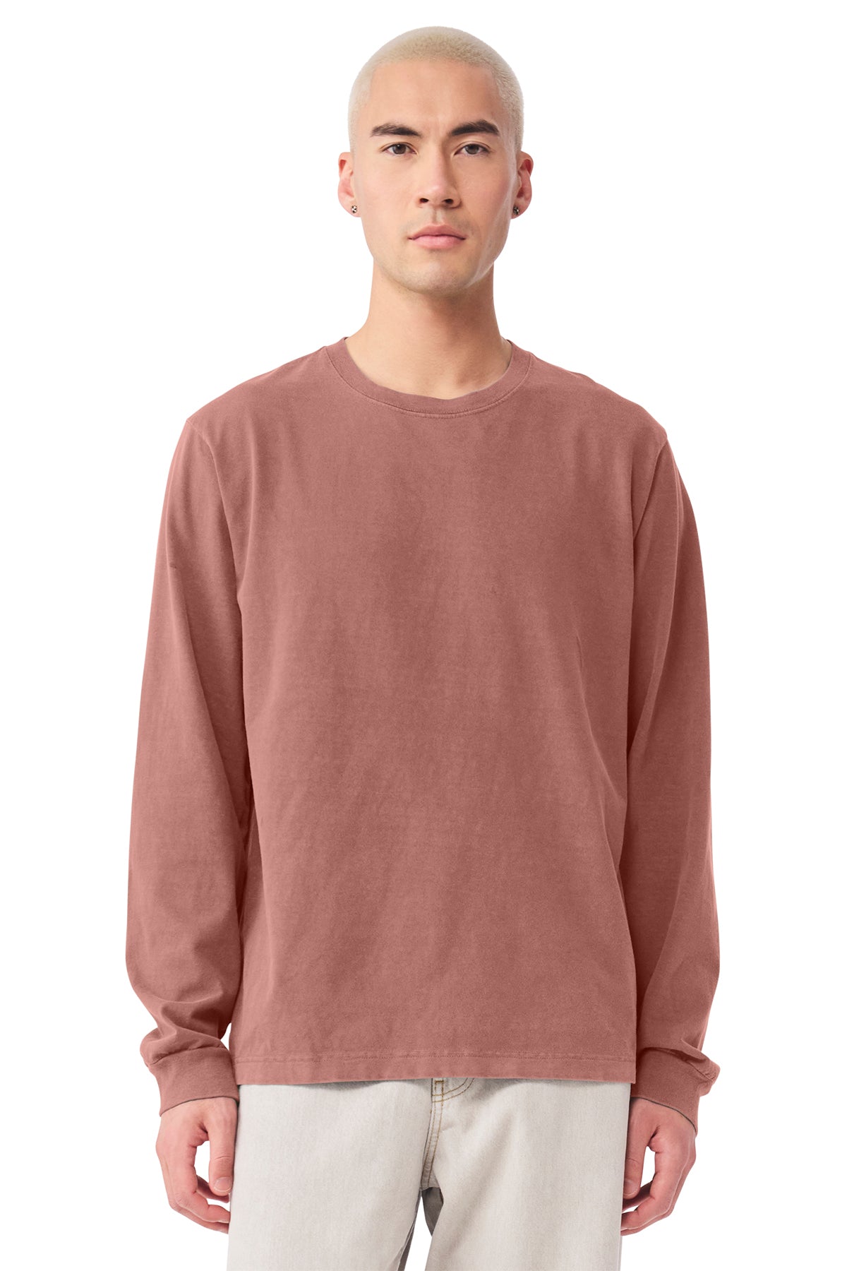 BELLA+CANVAS Unisex Heavyweight Garment‑Dyed Long Sleeve Tee – BC4851GD