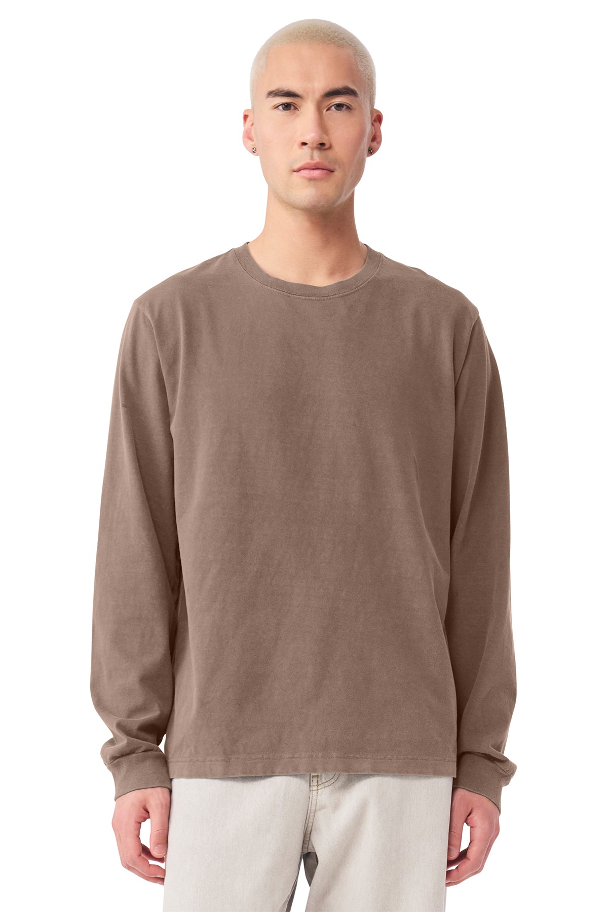 BELLA+CANVAS Unisex Heavyweight Garment‑Dyed Long Sleeve Tee – BC4851GD
