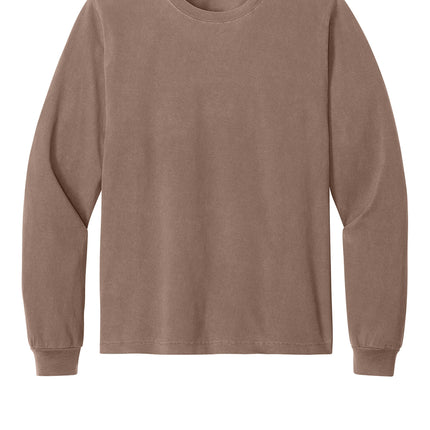 BELLA+CANVAS Unisex Heavyweight Garment‑Dyed Long Sleeve Tee – BC4851GD