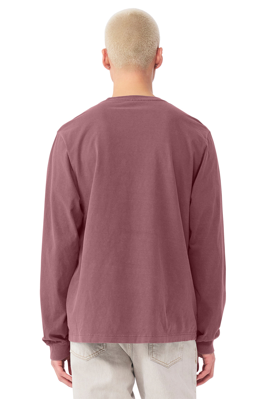 BELLA+CANVAS Unisex Heavyweight Garment‑Dyed Long Sleeve Tee – BC4851GD