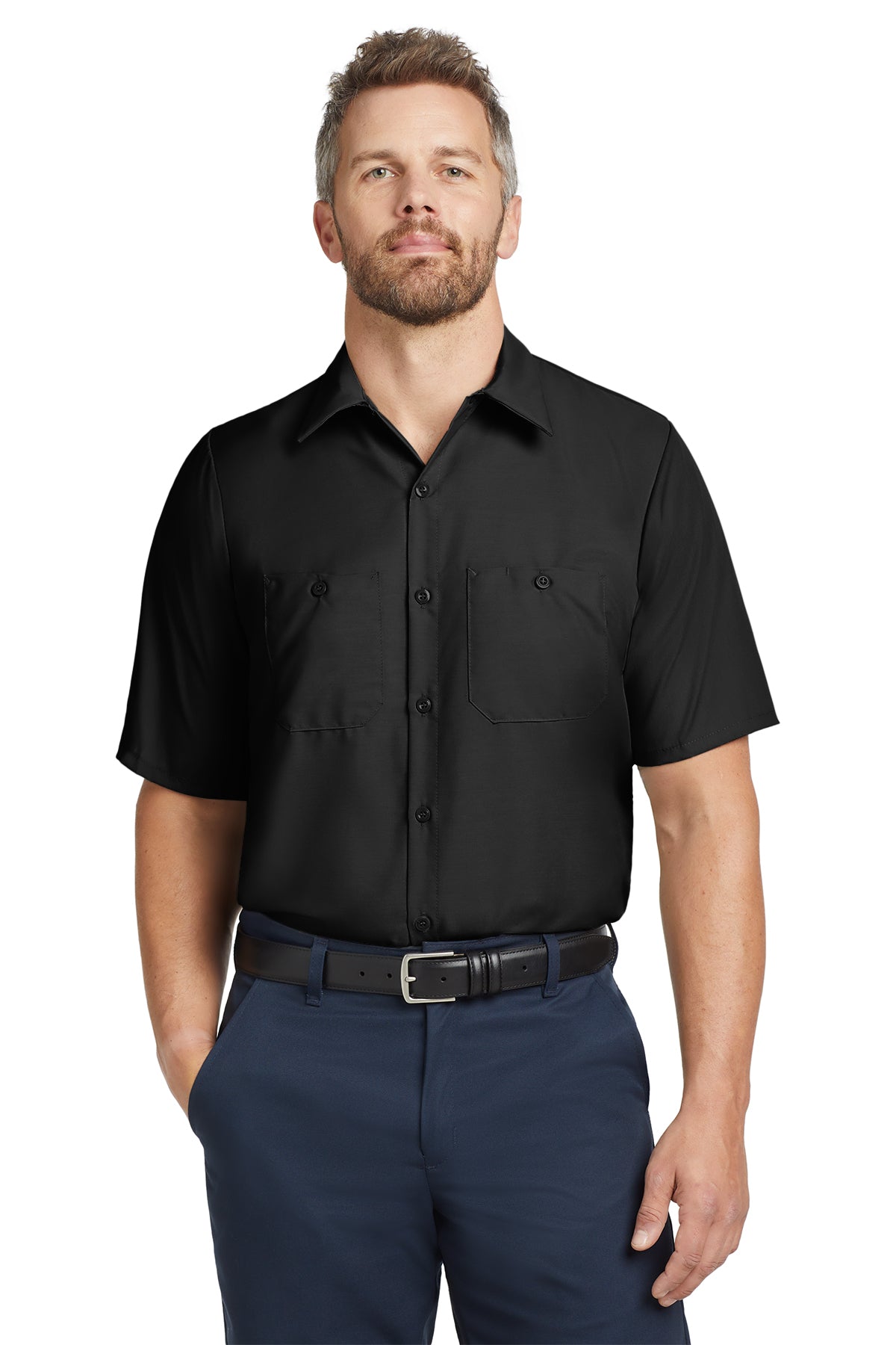 Red Kap® Short Sleeve Industrial Work Shirt – SP24