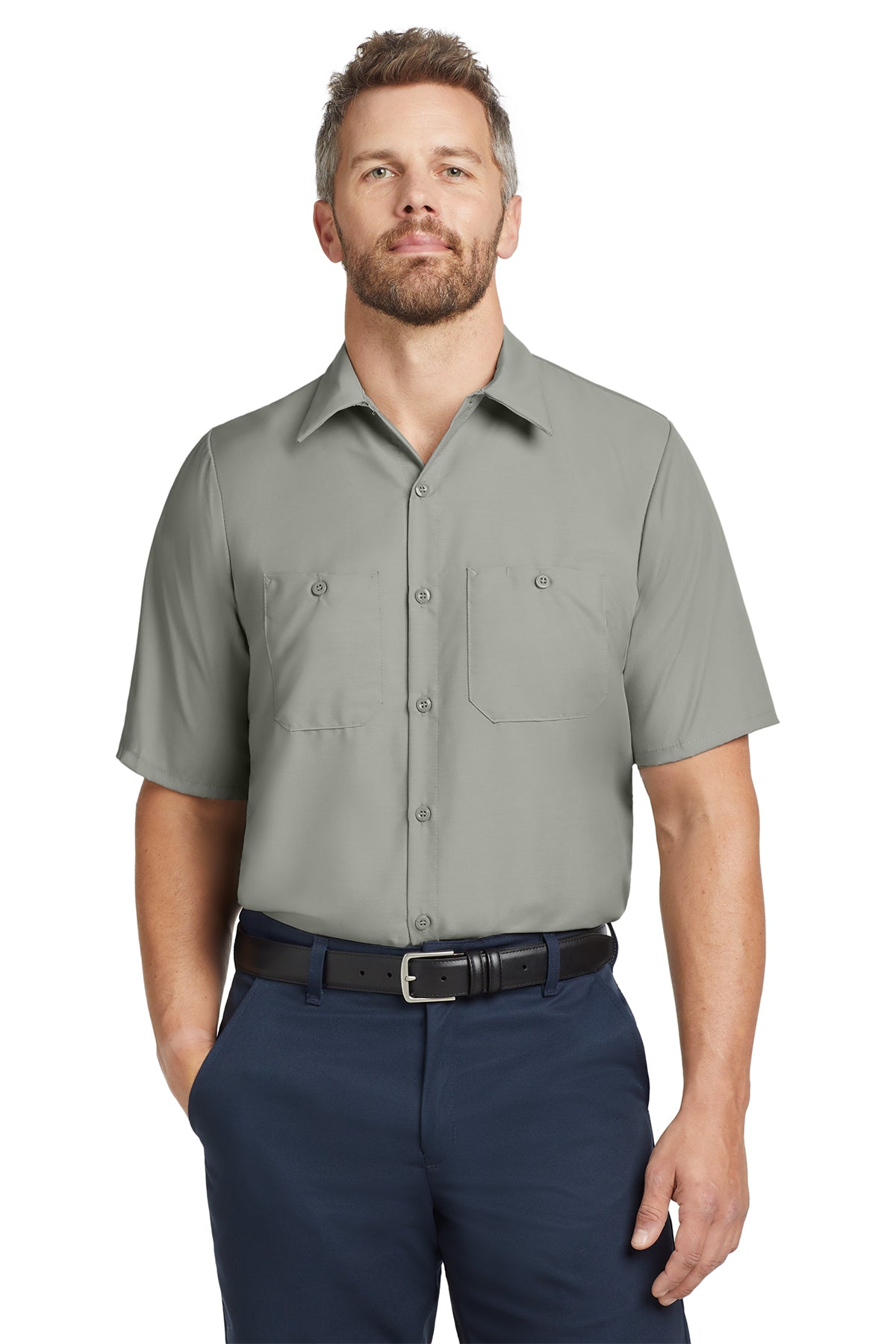 Red Kap® Short Sleeve Industrial Work Shirt – SP24