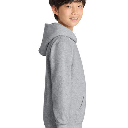 Port & Co Youth Core Fleece Pullover Hooded Sweatshirt – PC78YH