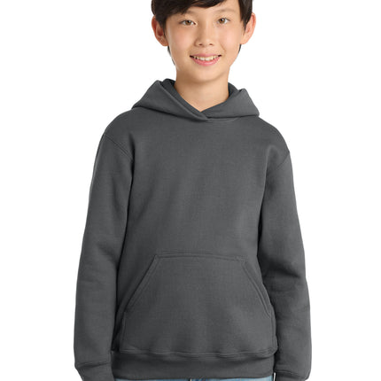 Port & Co Youth Core Fleece Pullover Hooded Sweatshirt – PC78YH