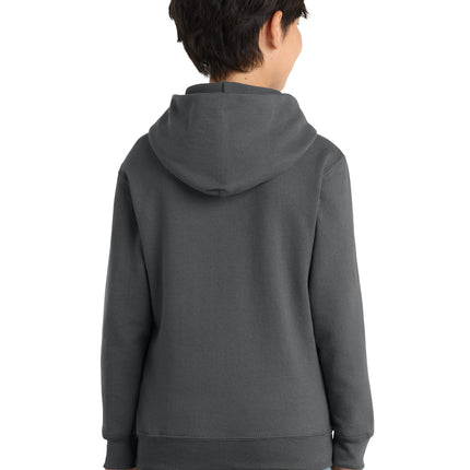 Port & Co Youth Core Fleece Pullover Hooded Sweatshirt – PC78YH