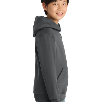 Port & Co Youth Core Fleece Pullover Hooded Sweatshirt – PC78YH