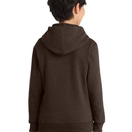 Port & Co Youth Core Fleece Pullover Hooded Sweatshirt – PC78YH