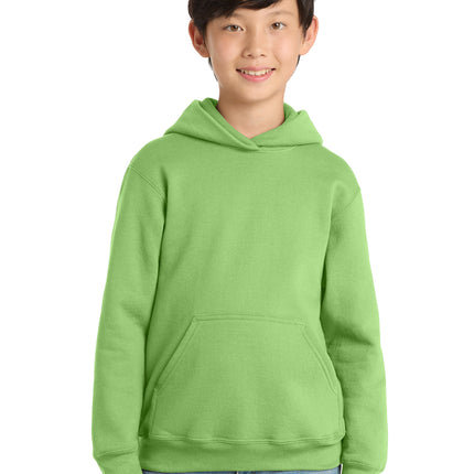 Port & Co Youth Core Fleece Pullover Hooded Sweatshirt – PC78YH