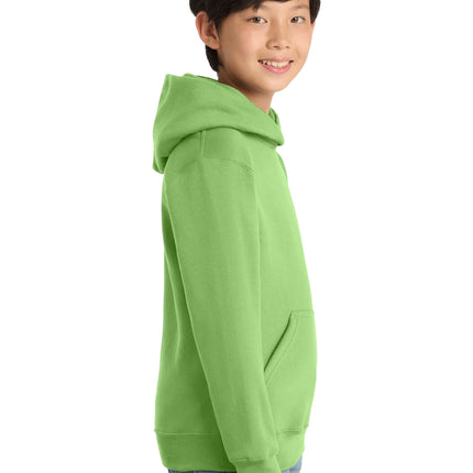 Port & Co Youth Core Fleece Pullover Hooded Sweatshirt – PC78YH