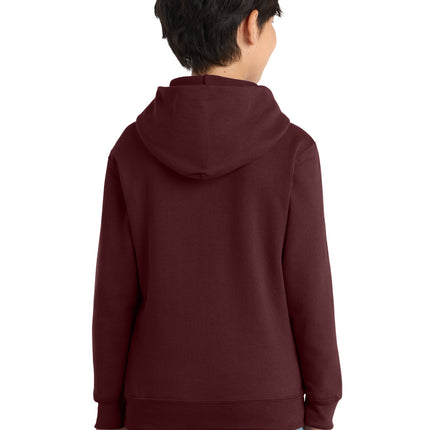 Port & Co Youth Core Fleece Pullover Hooded Sweatshirt – PC78YH