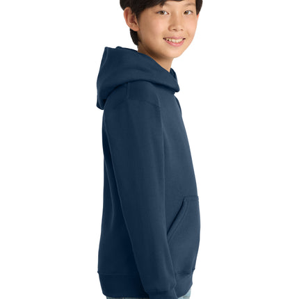 Port & Co Youth Core Fleece Pullover Hooded Sweatshirt – PC78YH