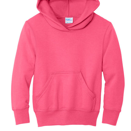 Port & Co Youth Core Fleece Pullover Hooded Sweatshirt – PC78YH