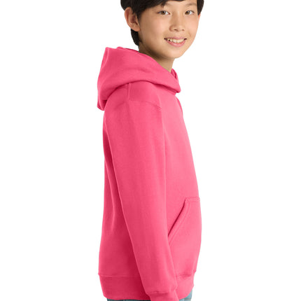 Port & Co Youth Core Fleece Pullover Hooded Sweatshirt – PC78YH
