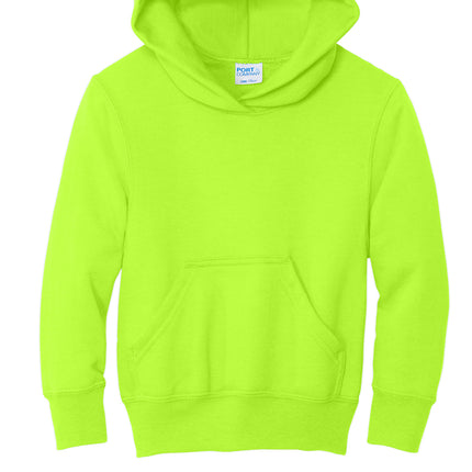 Port & Co Youth Core Fleece Pullover Hooded Sweatshirt – PC78YH