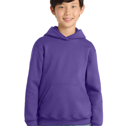 Port & Co Youth Core Fleece Pullover Hooded Sweatshirt – PC78YH
