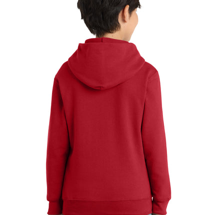 Port & Co Youth Core Fleece Pullover Hooded Sweatshirt – PC78YH