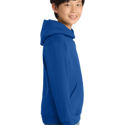 Port & Co Youth Core Fleece Pullover Hooded Sweatshirt – PC78YH