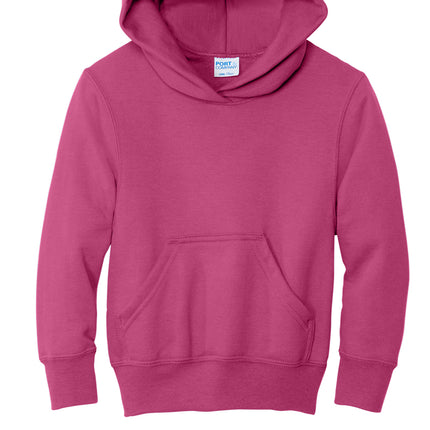 Port & Co Youth Core Fleece Pullover Hooded Sweatshirt – PC78YH