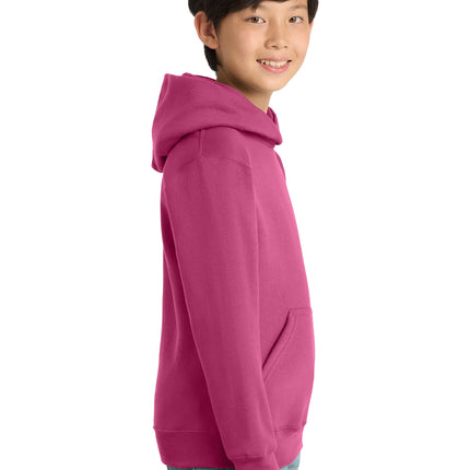 Port & Co Youth Core Fleece Pullover Hooded Sweatshirt – PC78YH