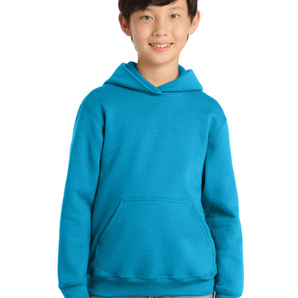 Port & Co Youth Core Fleece Pullover Hooded Sweatshirt – PC78YH