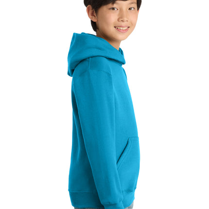Port & Co Youth Core Fleece Pullover Hooded Sweatshirt – PC78YH
