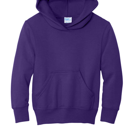 Port & Co Youth Core Fleece Pullover Hooded Sweatshirt – PC78YH