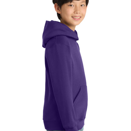 Port & Co Youth Core Fleece Pullover Hooded Sweatshirt – PC78YH
