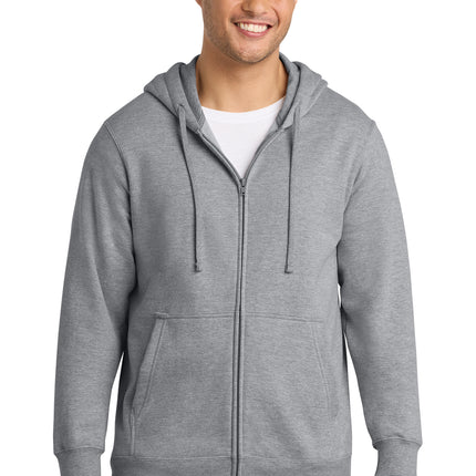 Port & Co™ Fan Favorite™ Fleece Full‑Zip Hooded Sweatshirt – PC850ZH