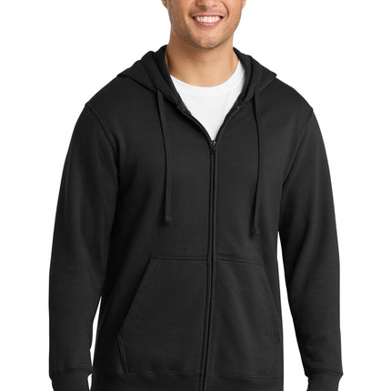 Port & Co™ Fan Favorite™ Fleece Full‑Zip Hooded Sweatshirt – PC850ZH